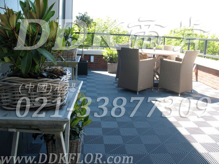 典雅全灰色_楼顶花园露台阳台餐厅新式地砖材料