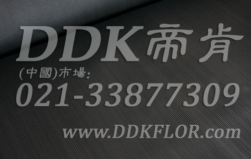 黑色耐磨型条纹防滑毯（9）样板图片,帝肯(DDK)_S450（Groove|加州）效果图,竖直条纹,坑条防滑垫,地胶,地板胶,地面保护地毯,地面保护垫